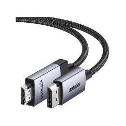 Відео-кабель Ugreen DP119 DP Male to HDMI 2.0 Male 4K@60Hz 2m Black (15774)