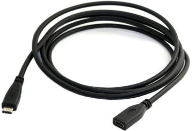 Дата-кабель VALUE S0930 USB Type C (тато) - USB Type C (мама) 1m