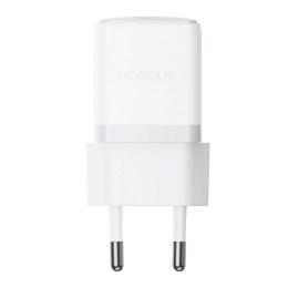 Мережевий зарядний пристрій для телефона Baseus Palm Fast Charger 1C 20W Cable Type-C to Lightning White (6932172696702)