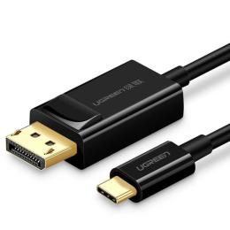 Відео-кабель Ugreen MM139 USB-C to DisplayPort 4K@30Hz 1.5m Black (50994)