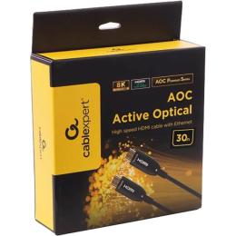 Відео-кабель Cablexpert CCBP-HDMI8K-AOC-30M-EU, HDMI V.2.1, 30 м