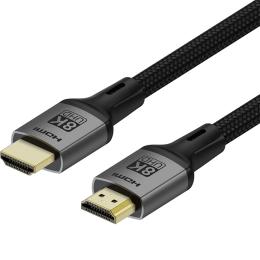 Відео-кабель ColorWay HDMI-HDMI V2.1 8K 3м Black CW-CBHD089-BK