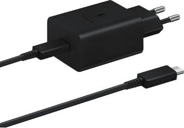 Мережевий зарядний пристрій для телефона Samsung EP-T4511XBEGEU 45W Power Adapter + Type-C to Type-C cable Black