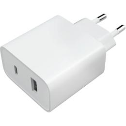 Мережевий зарядний пристрій для телефона Xiaomi Mi 33W USB + Type-C (AD332EU/BHR4996GL) EU