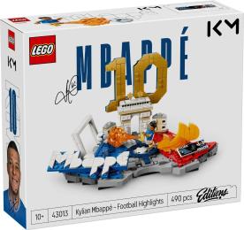 Конструктор LEGO (43013) Editions Кіліан Мбаппе  найкращі моменти футбольних матчів, 490 деталей