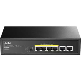 Світч Cudy FS1006P Black 6-Port 10/100M PoE+Switch 60W