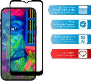 Захисне скло Acclab Full Glue для Samsung Galaxy A037 A03s Black