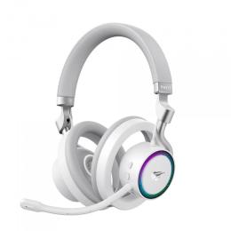 Накладні навушники Havit Fuxi-H8 GAMING, Bluetooth White Gray