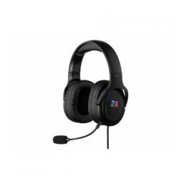 Накладні навушники 2E HG330 Black дротові з мікрофоном, RGB 3.5mm