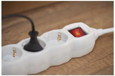 Мережевий фільтр Emos P1323R White 3 розетки 3 м