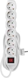 Мережевий фільтр Emos P1625R 6 розеток 5 м з вимикачем 16 A 1.5 мм