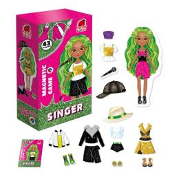 Настільна гра Roter Kafer магнітна одягалка. Співачка Vladi Toys (RK2130-02)