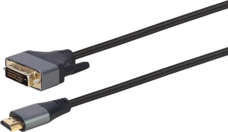 Відео-кабель Cablexpert CC-HDMI-DVI-4K-6 HDMI(тато)DVI(тато),