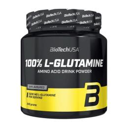 Амінокислота BioTech 100% L-Glutamine (240 g, unflavored) (01054-01)