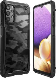 Чохол-накладка Ringke Fusion X для Samsung Galaxy A325 A32 Camo Black