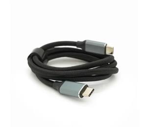 Дата-кабель Voltronic (36839) YT-TC-TC-B-1m Type-C (тато) - Type-C (тато) Black