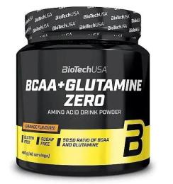 Амінокислота BioTech BCAA + Glutamine ZERO (480 g, orange) (11110-01)