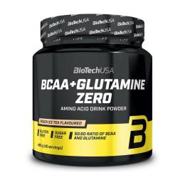 Амінокислота BioTech BCAA + Glutamine ZERO (480 g, peach ice tea) (11110-02)