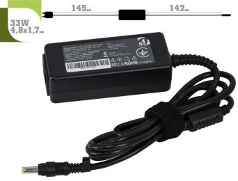 Блок живлення для ноутбука 1stCharger AC1STAS33WD1 (Asus 9.5 V 33W 3.5 A 4.8х1.7мм) + каб.жив.