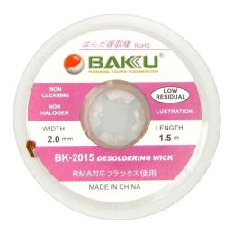 Оплетка для видалення припою Baku BK-2015 2,0 mm x 1,5 m
