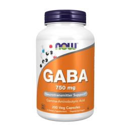 Амінокислота NOW GABA 750 mg (200 cap) (11184-01)