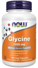 Амінокислота Now Glycine 1000 mg (100 cap) (07668-01)