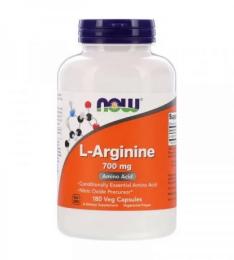 Амінокислота Now L-Arginine 700 mg (180 veg caps) (11801-01)