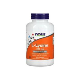 Амінокислота NOW L-Lysine 500 mg (250 tab) (08505-01)