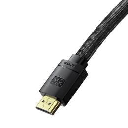 Відео-кабель Baseus CAKGQ-L01 HDMI (тато) - HDMI (тато) 8K 3m Black