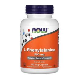 Амінокислота NOW L-Phenylalanine (120 caps) (03874-01)