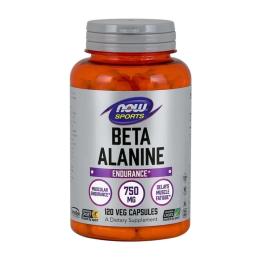 Амінокислота NOW Beta-Alanine 750 mg (120 caps) (06688-01)