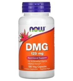 Амінокислота NOW DMG 125 mg (100 veg caps) (09117-01)