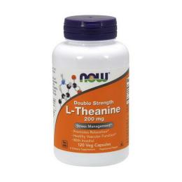 Амінокислота NOW L-Theanine 200 mg Double Strength (120 veg caps) (19022-01)
