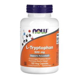 Амінокислота NOW L-Tryptophan 500 mg (120 veg caps) (18264-01)