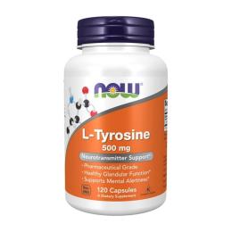 Амінокислота NOW L-Tyrosine 500 mg (120 caps) (07713-01)