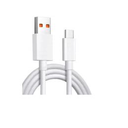 Дата-кабель DENGOS PLS-TC-6A USB (тато) - USB Type-C (тато) 1м White (PLS-TC-6A-WHITE)