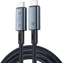 Дата-кабель XoKo SC-2-240W USB Type-C (тато)  -  Type-C (тато) 1.2 м Black (XK-SC-2-240W)