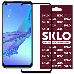 Захисне скло SKLO 3D Full Glue для Oppo A74 Transparent