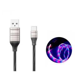 Дата-кабель Remax RC-130a USB (тато)  -  USB Type-C (тато) 1м Black (6954851231707)