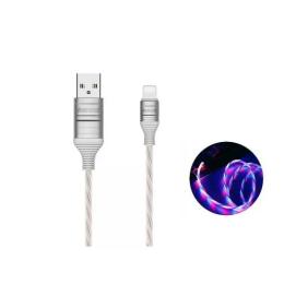 Дата-кабель Remax RC-130i USB (тато)  -  Lightning (тато) 1 м White