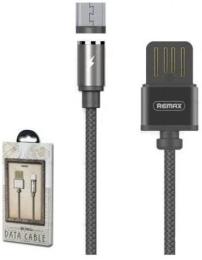 Дата-кабель Remax Gravity Series RC-095m microUSB (тато)  -  USB (тато) 1 м Black