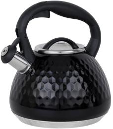 Чайник Resto Lyra 90606 Black зі свистком 2.7 л