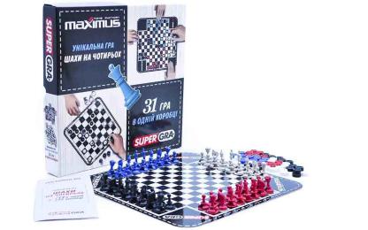 Настільна гра Maximus (5475) Шахмати на чотирьох 31 гра