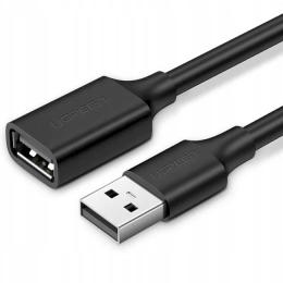 Дата-кабель Ugreen US103 USB-A (тато)  -  USB-A (мама) Extension 2м Black (10316)