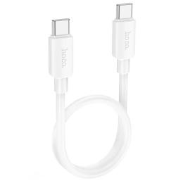 Дата-кабель Hoco X96 Hyper 60W fast charging data cable Type-C ( тато) to Type-C (тато) White