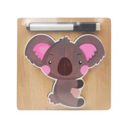 Пазл Bambi MD 2525 Коала, деревяний, маркер, дощечка для малювання