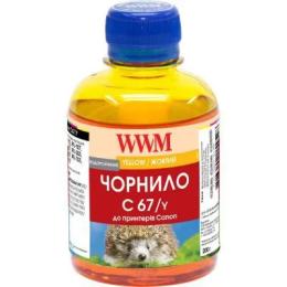 Чорнило для принтера WWM Canon IPF-107Y 200г Yellow (C67/Y)