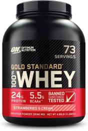 Optimum Nutrition 100% Whey Gold Standard (2,3 kg, strawberry &amp; cream)