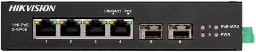 Світч HikVision DS-3T0506HP-E/HS