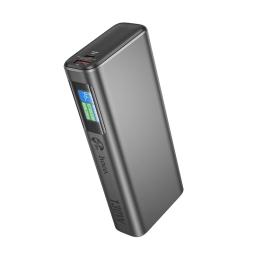 Зовнішній портативний акумулятор Hoco Q17B Electric power bank 20000mAh Space Gray 130W